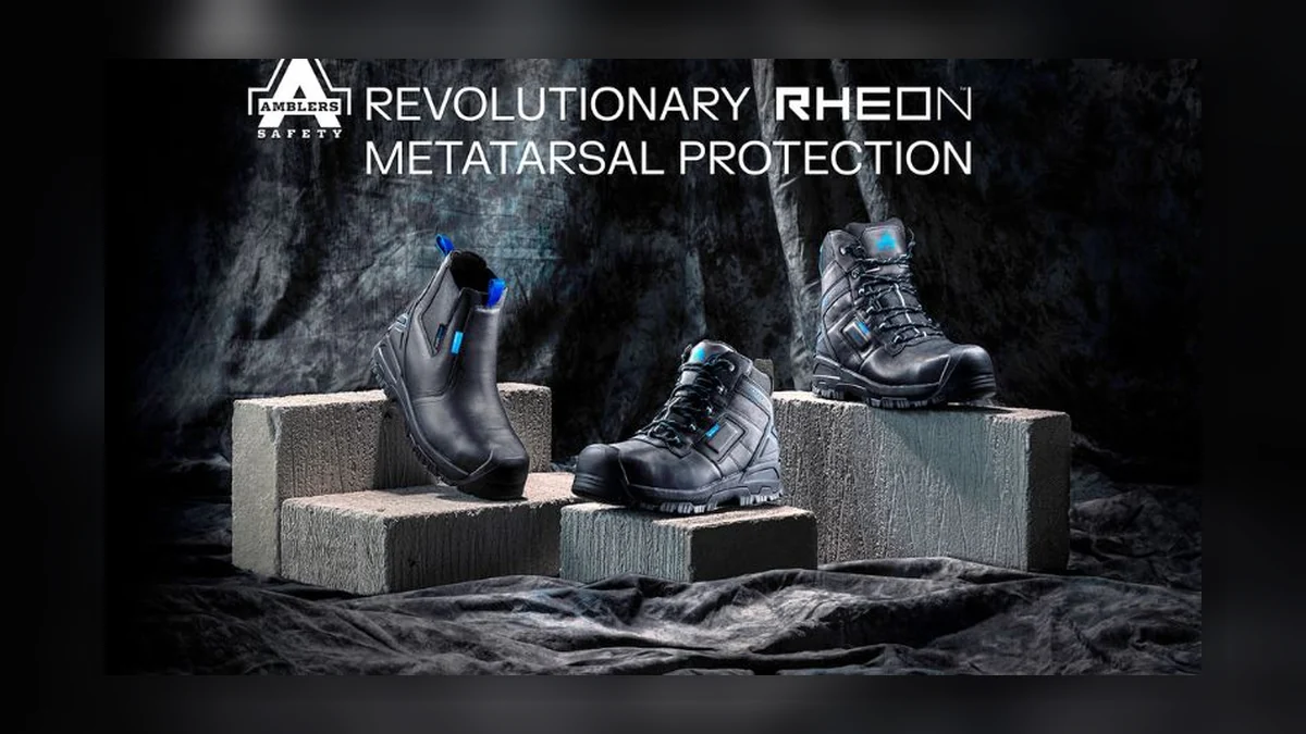Amblers Safety Launches UK's First RHEON-Technology Metatarsal Boot Range