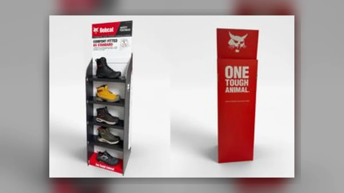 Bobcat Safety Footwear Unveils New Point-of-Sale Display Boards for UK Merchants