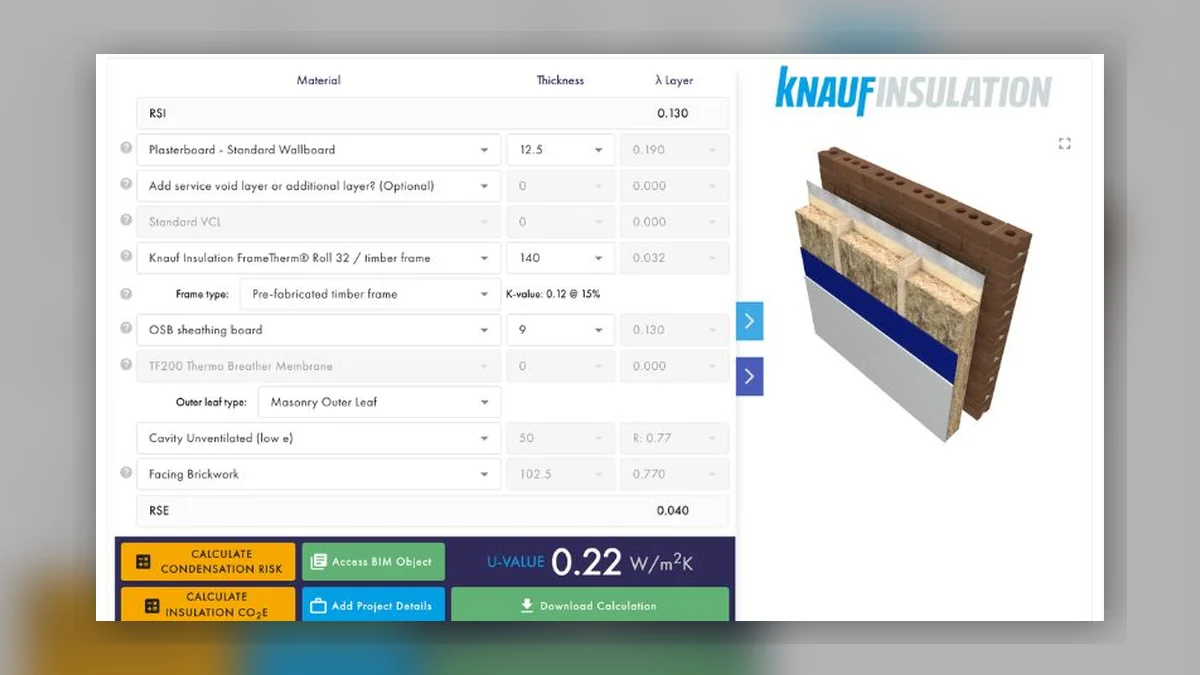 Knauf Insulation Launches Free Online Embodied Carbon Calculator for Specifiers